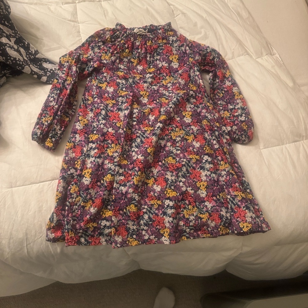 Boden Vibrant Floral Skirt with Elastic Waist